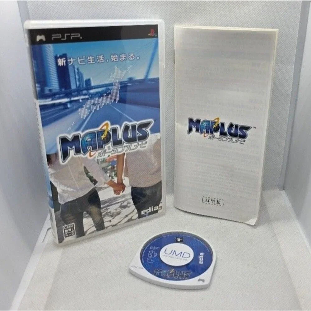 MAPLUS Portable NAVI Japan NTSC-J (PSP, 2006) w/Manual